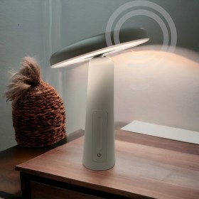 Tragbare wiederaufladbare Tischlampe, Touch-Schalter, IP44, LED, 4 W, 160 lm, 3000 K, Funk, 8 Stunden Aufladung, 4 Stunden