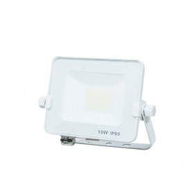 Proiettore faretto led da esterno ip65 4000k 20w struttura bianco