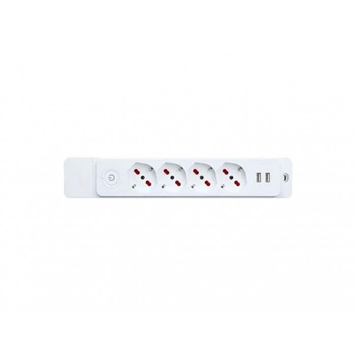 Mehrfachsteckdose ohne Kabel, 4 universelle...