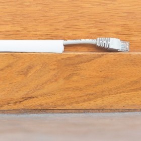 Canalina adesiva flessibile rotolo 5 metri pitturabile 10x10mm