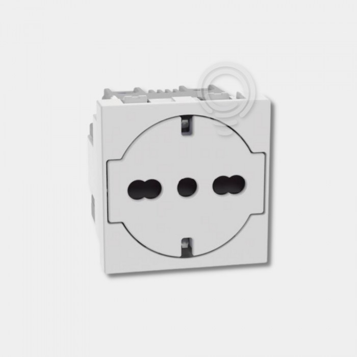 MatixGO - presa ita P40 flat bianco