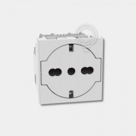 MatixGO - presa ita P40 flat bianco