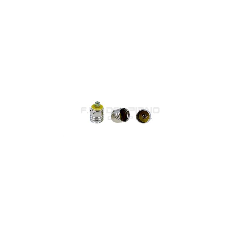 Metal label without flat mignon e14