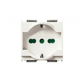 Presa elettrica universale idea viamr bianco 2p+t 16a tedesco