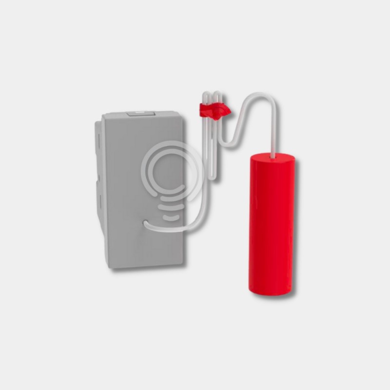 MatixGO - pulsante tirante 1P 10A grigio