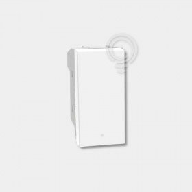 MatixGO - pulsante 1P NO NC 10A bianco 