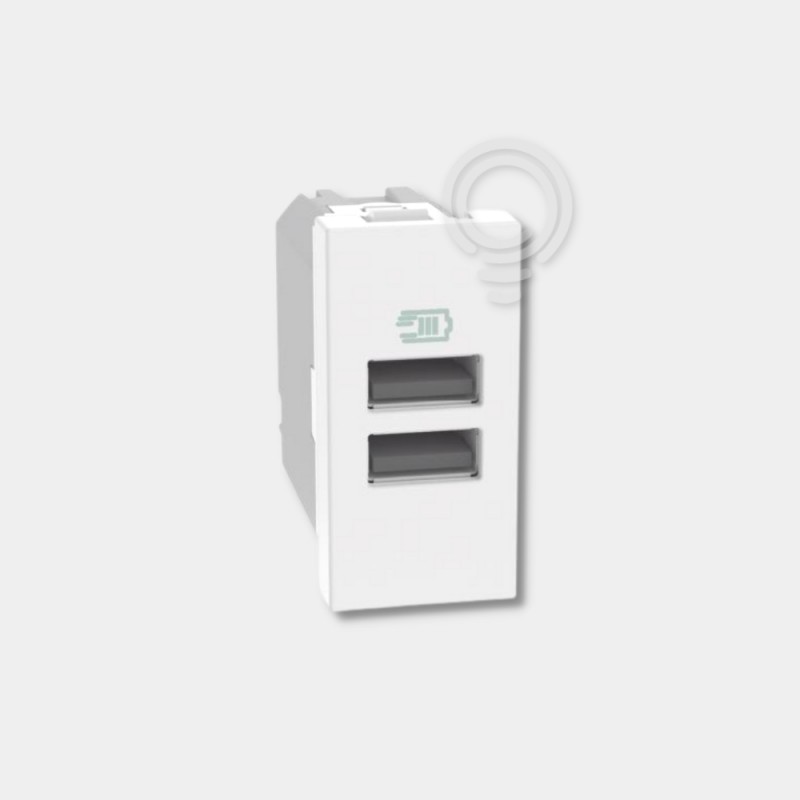 MatixGO - caricatore usb AA 1m bianco 