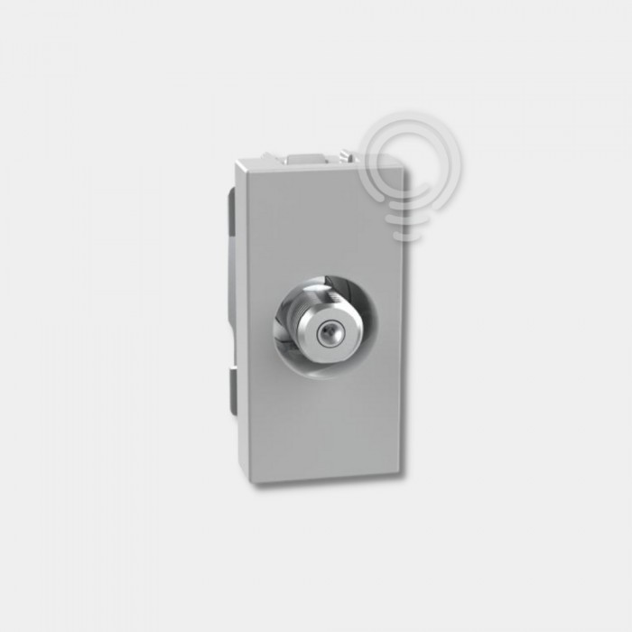 MatixGO - presa SAT tipo F 1m grigio