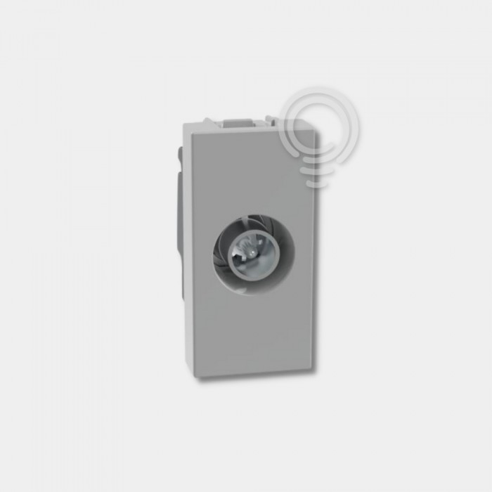 MatixGO - presa TV passante 1m grigio