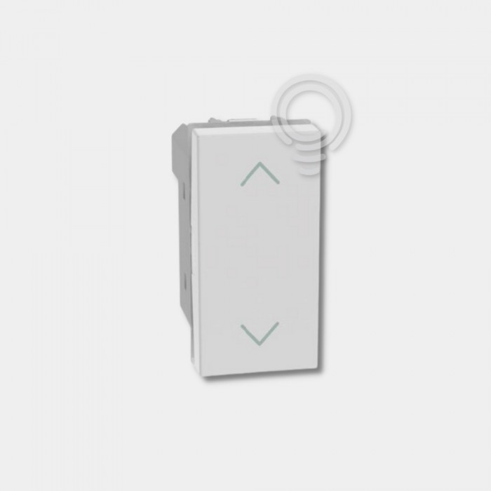 MatixGO - 2 pulsante interbloccato bianco 