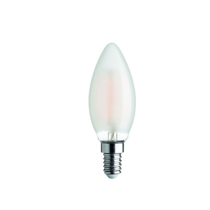 Lampada oliva a led E14 smerigliata 2700K 60w Lumen 806Lm 