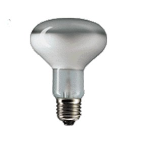 Lampada spot faretto R80 60w e27 230v 