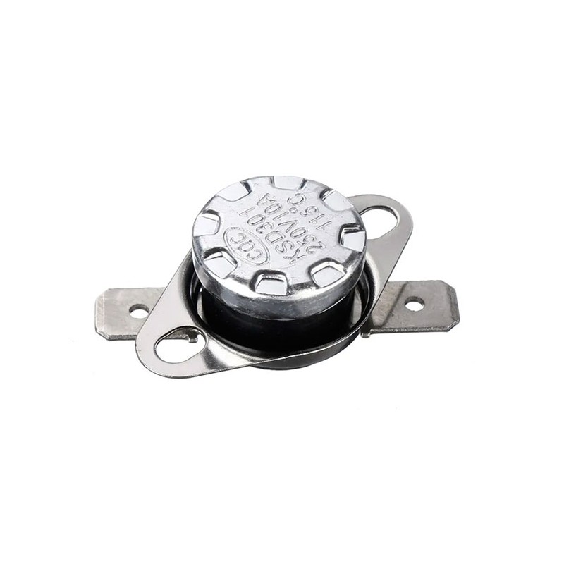 Termostato con occhiello di fissaggio 128° c NC 