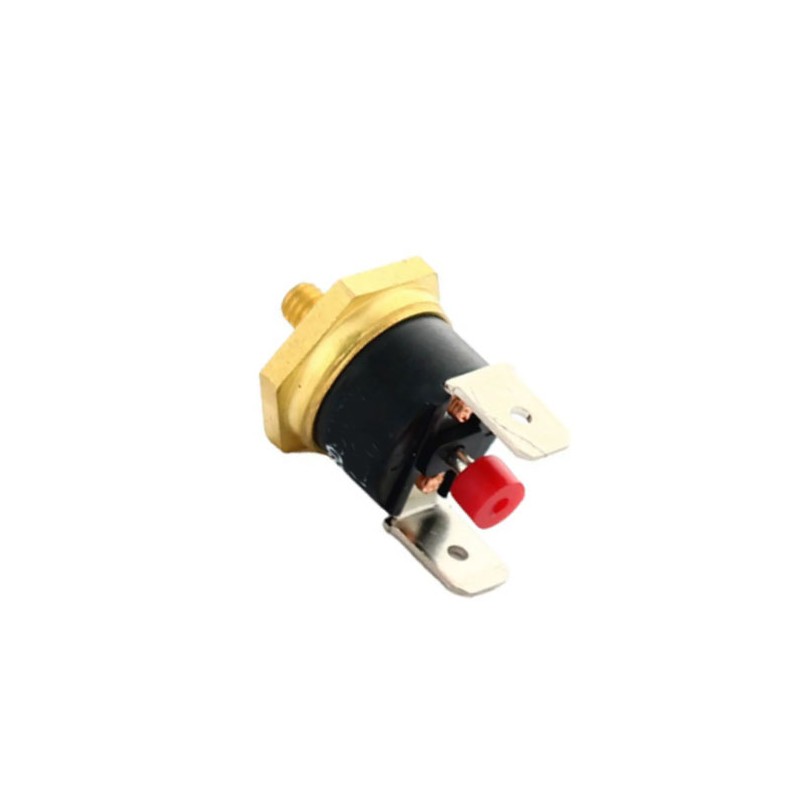 Termostato scatto fisso 145° faston verticale fondello a vite M4x5 con riarmo