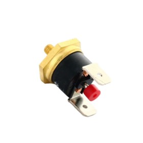 Termostato scatto fisso 145° faston verticale fondello a vite M4x5 con riarmo