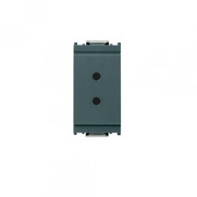 Presa 2p 6a 24v selv grigio z 300ohm 16300 vimar