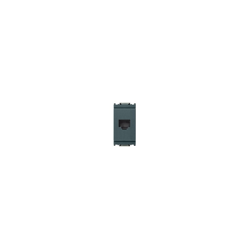 Presa telefono isdn 6/4 16335  grigio idea  vimar