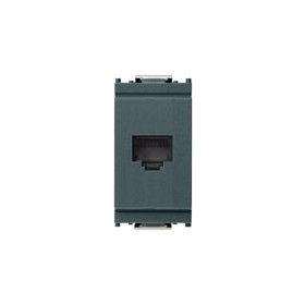 Presa telefono isdn 6/4 16335  grigio idea  vimar