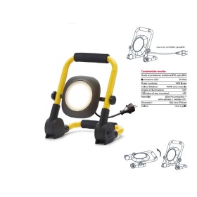 Proiettore da esterno edil 20w LED da cantiere 1400lm IP65 