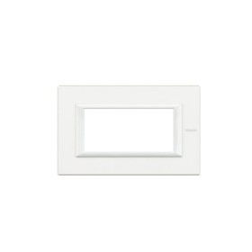 Placca Axolute 4 posti colore bianco Bticino HA4804HD