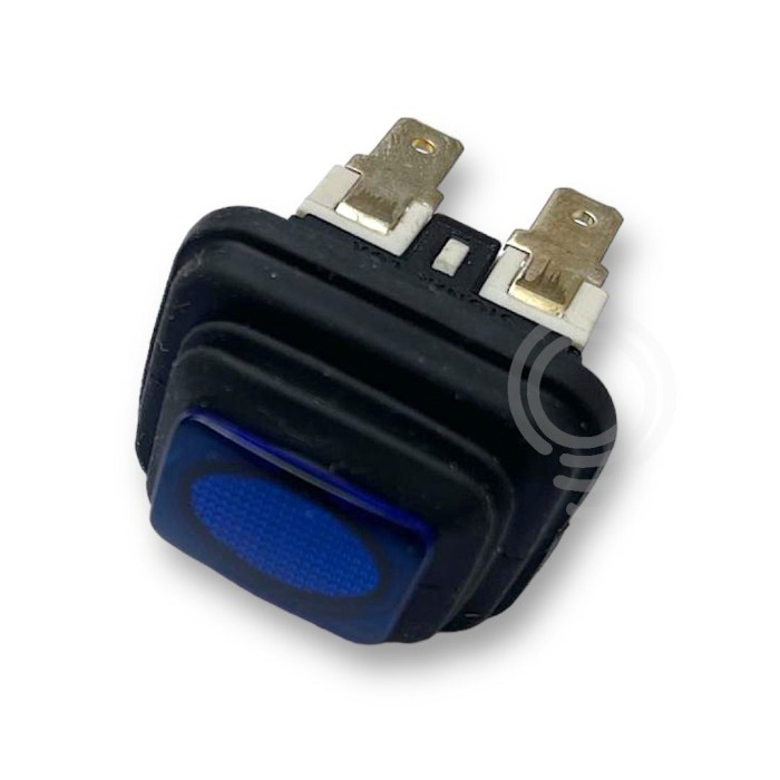 Pulsante elettrico macchinetta caffè spia bipolare BLU FROG 2