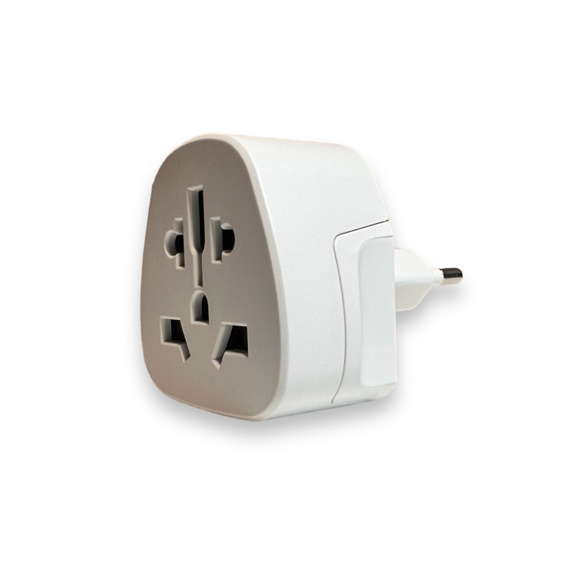 Adattatore da viaggio tourist universale 10a 2p+t