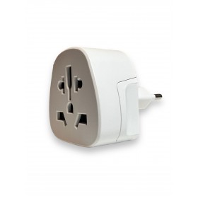 Adattatore da viaggio tourist universale 10a 2p+t