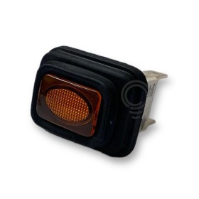 Interruttore elettrico macchinetta caffè spia bipolare ARANCIO FROG
