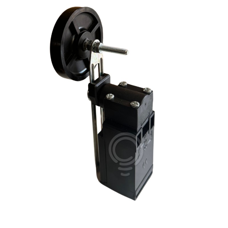 Schiebehebel-Endschalter mit Gummirolle IP65...