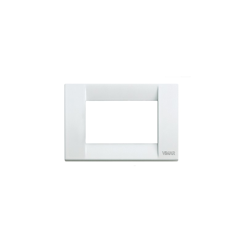 Placca classica idea 16733.01 bianco 3 moduli  Vimar 