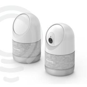 Philips Welcome Eye Look Sicherheitskamera für den Alltag, 2K Ultra HD Autotracking
