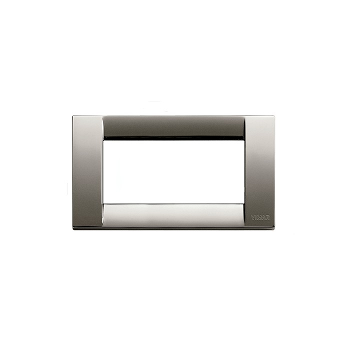 Placca idea classica metallo 4m Cromo Nero 16734.31 vimar