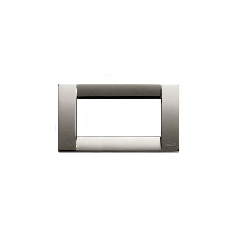 Placca idea classica metallo 4m Cromo Nero 16734.31 vimar