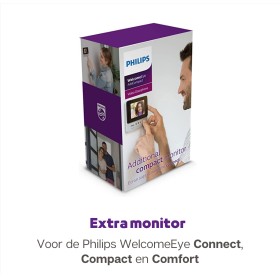 Moniteur couleur supplémentaire pour interphone vidéo Philips 9300