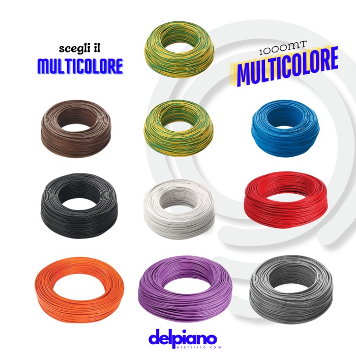 Kit cavo unipolare sezione 4mm la soluzione perfetta per impianti elettrici sicuri e affidabili 2