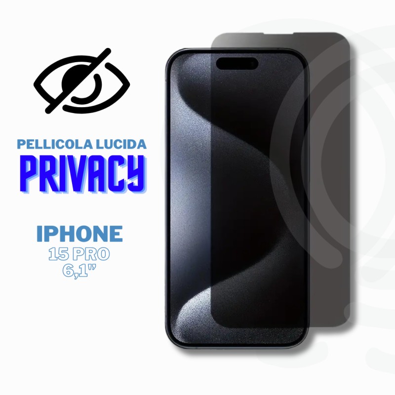 3D Privacy Protective Film for iPhone 15 Pro...