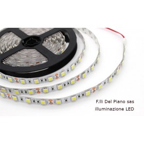 Striscia bobina led 300 5mt 14,4w a mt ip20 luce k3000 