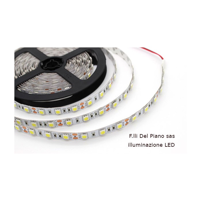 Striscia led 300 bobina 5mt 14,4w a mt ip20 k6500 strip led