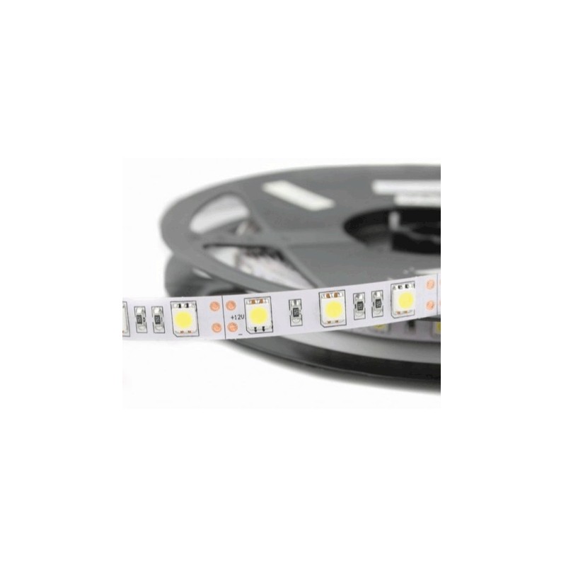 Striscia led 300 bobina 5mt 14,4w a mt ip20...