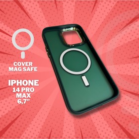 Cover Opaca Verde per iPhone 14 Pro Max Protezione Robusta e Stile Elegante