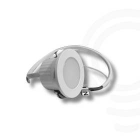 Faretto ad incasso ghiera bianco led 4000k 300lm 3w 230v D.35 - 100° 