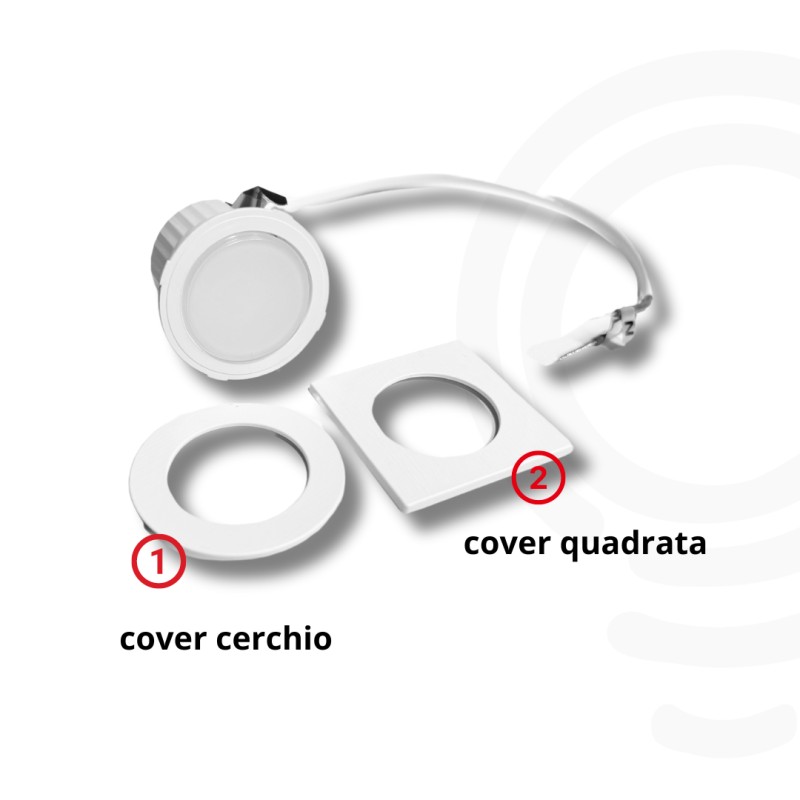 Spot annulaire encastrable blanc LED 4000k...