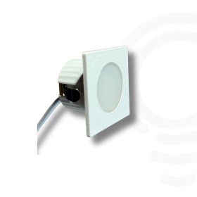 Spot annulaire encastrable blanc LED 4000k 300lm 3w 230v D.35 - 100°