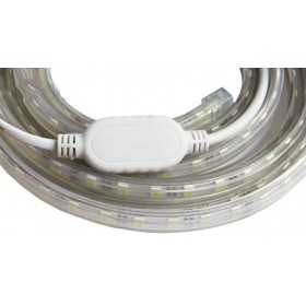 Striscia bobina led 5050 220v ip65 k6500 10metri guaina