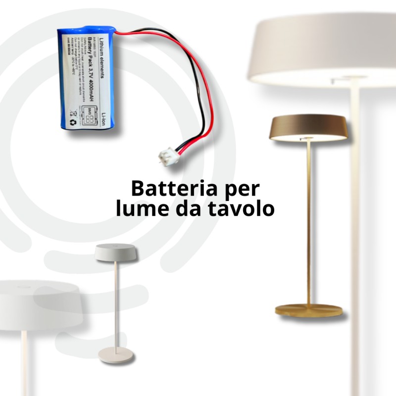 Titre : Batterie lithium ion rechargeable 3,7V...