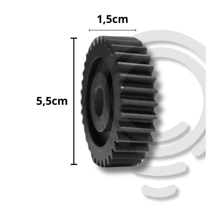 Ruota in plastica motore star Z34 D.55 x 1.5 Star3024 key automation