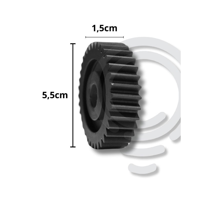Ruota in plastica motore star Z34 D.55 x 1.5 Star3024 key automation