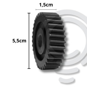 Ruota in plastica motore star Z34 D.55 x 1.5 Star3024 key automation
