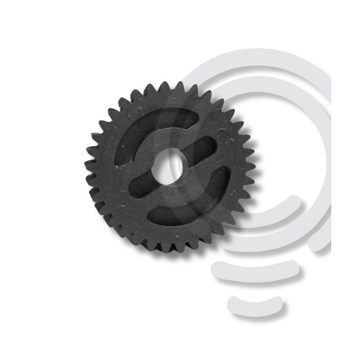 Ruota in plastica motore star Z34 D.55 x 1.5 Star3024 key automation 2