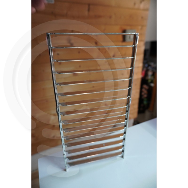 Kit décrans lamellaires métalliques chromés...